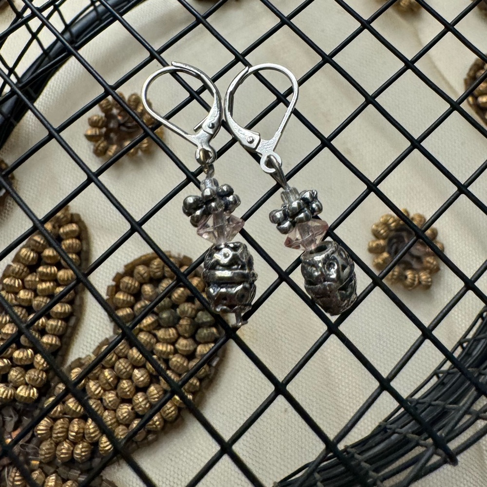 One of a kind handmade earrings